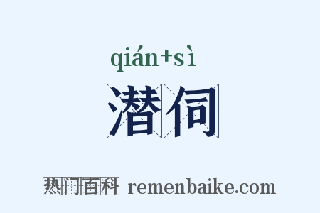 潜伺是什么意思的图片